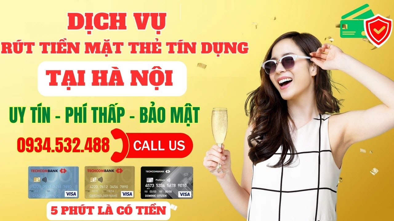 Rút tiền thẻ tín dụng Hà Nội