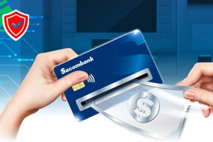 Chi tiết cách rút tiền thẻ tín dụng Sacombank đơn giản phí rẻ