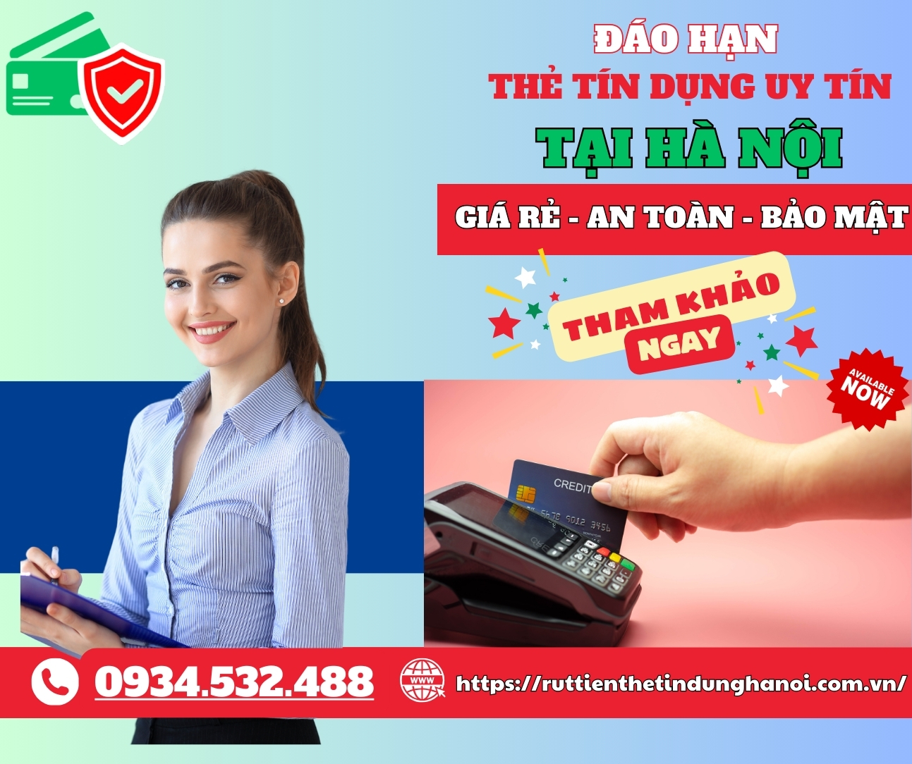 Đáo hạn thẻ tín dụng Hà Nội